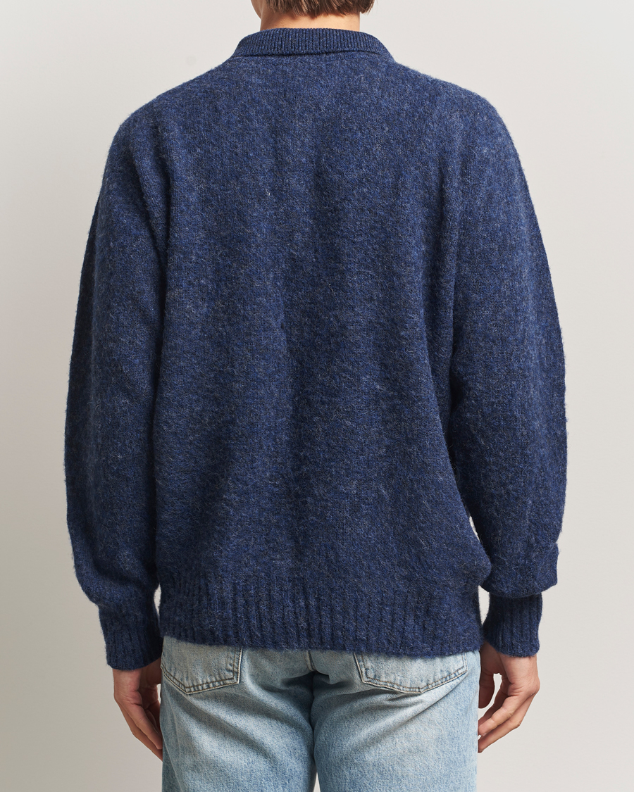 Mies | Puserot | Howlin' | Brushed Wool Cardigan Denim