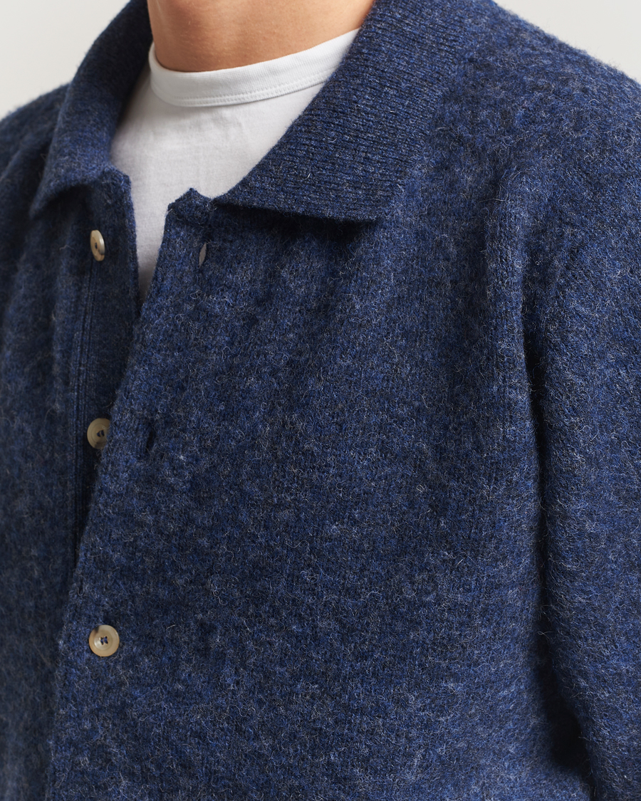 Mies | Puserot | Howlin' | Brushed Wool Cardigan Denim