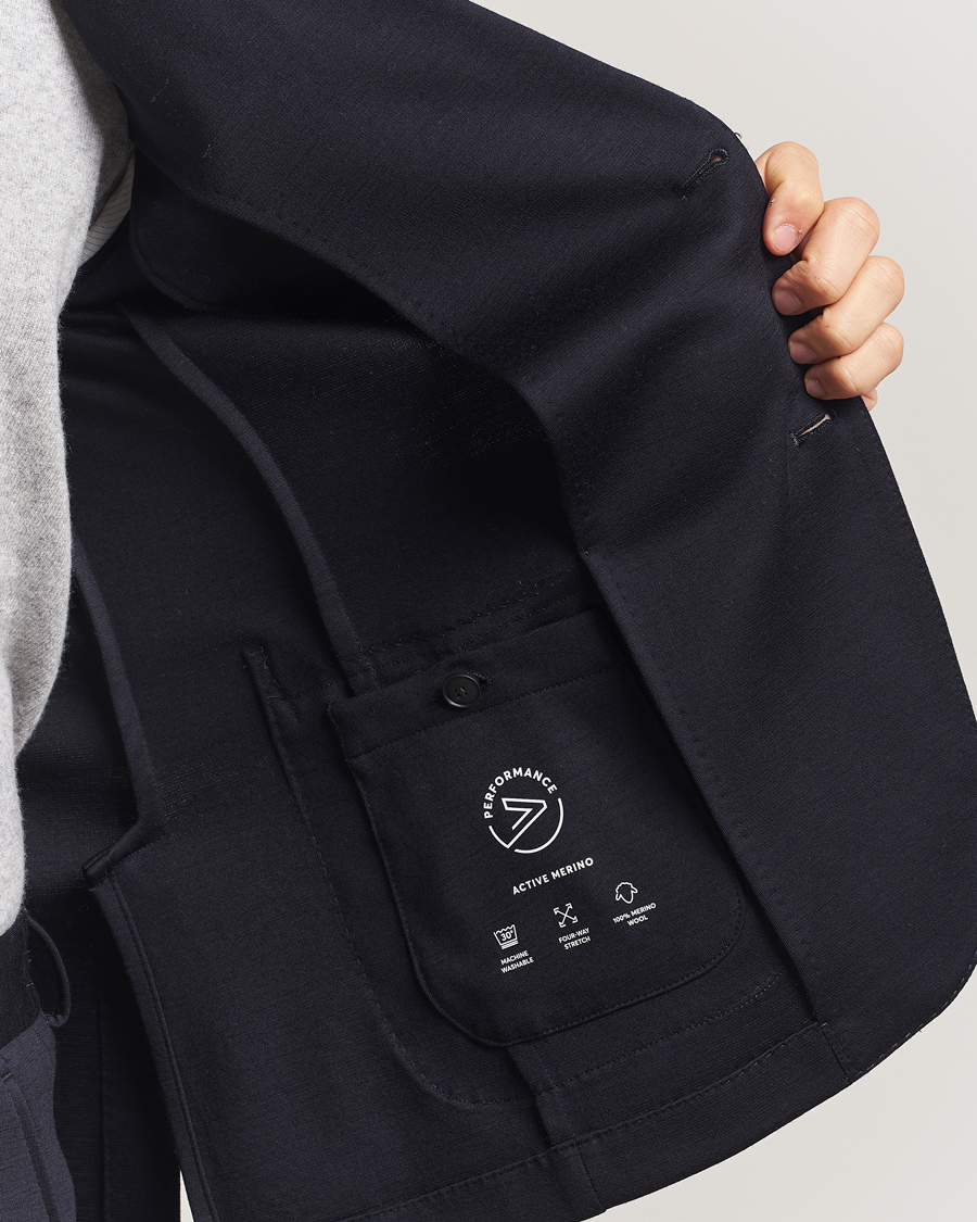 Mies | Puvut | BOSS BLACK | Hanry Wool Suit Dark Blue