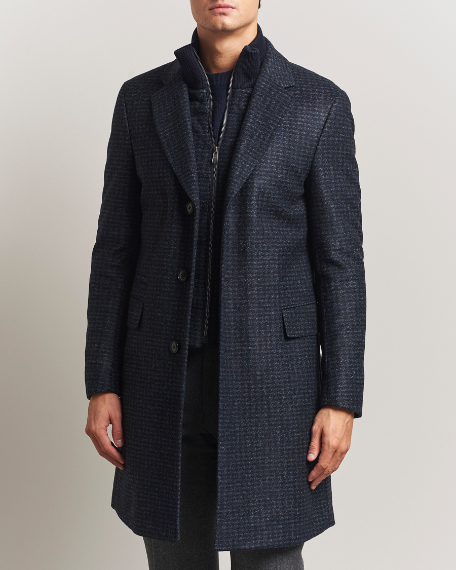 Mies | Takit | BOSS BLACK | Hyde Wool Bib Coat Dark Blue