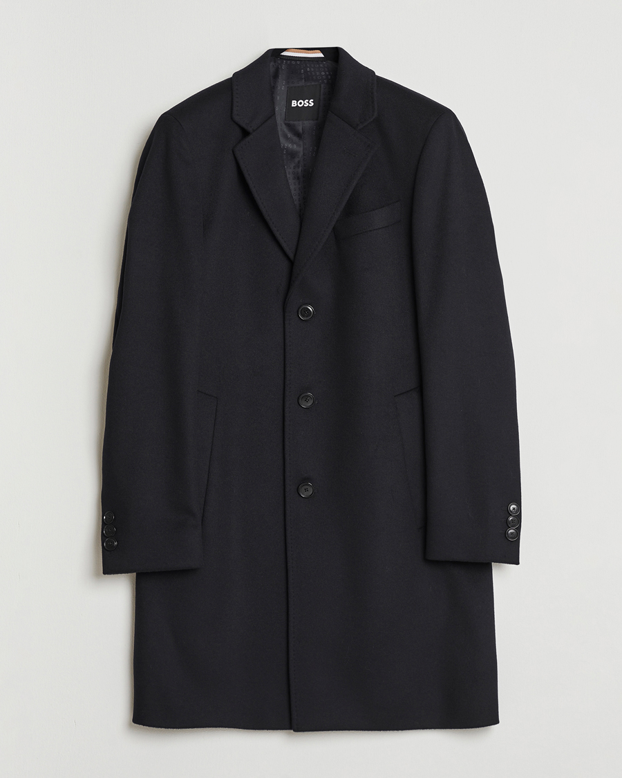 Mies | Takit | BOSS BLACK | Hyde Wool Coat Black