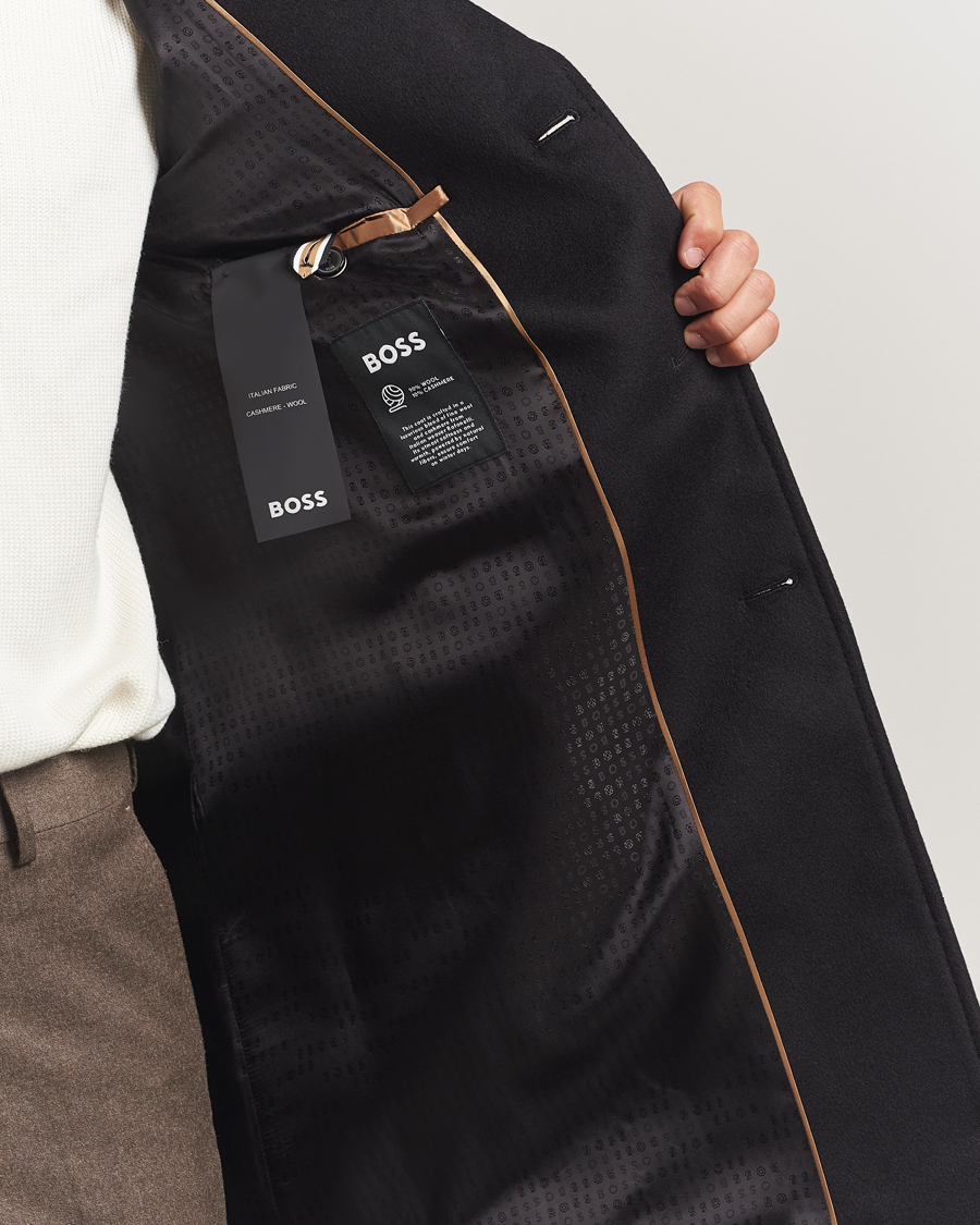 Mies | Takit | BOSS BLACK | Hyde Wool Coat Black