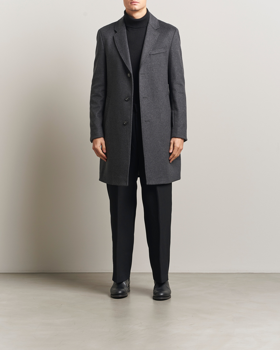 Mies | Takit | BOSS BLACK | Hyde Wool Coat Medium Grey
