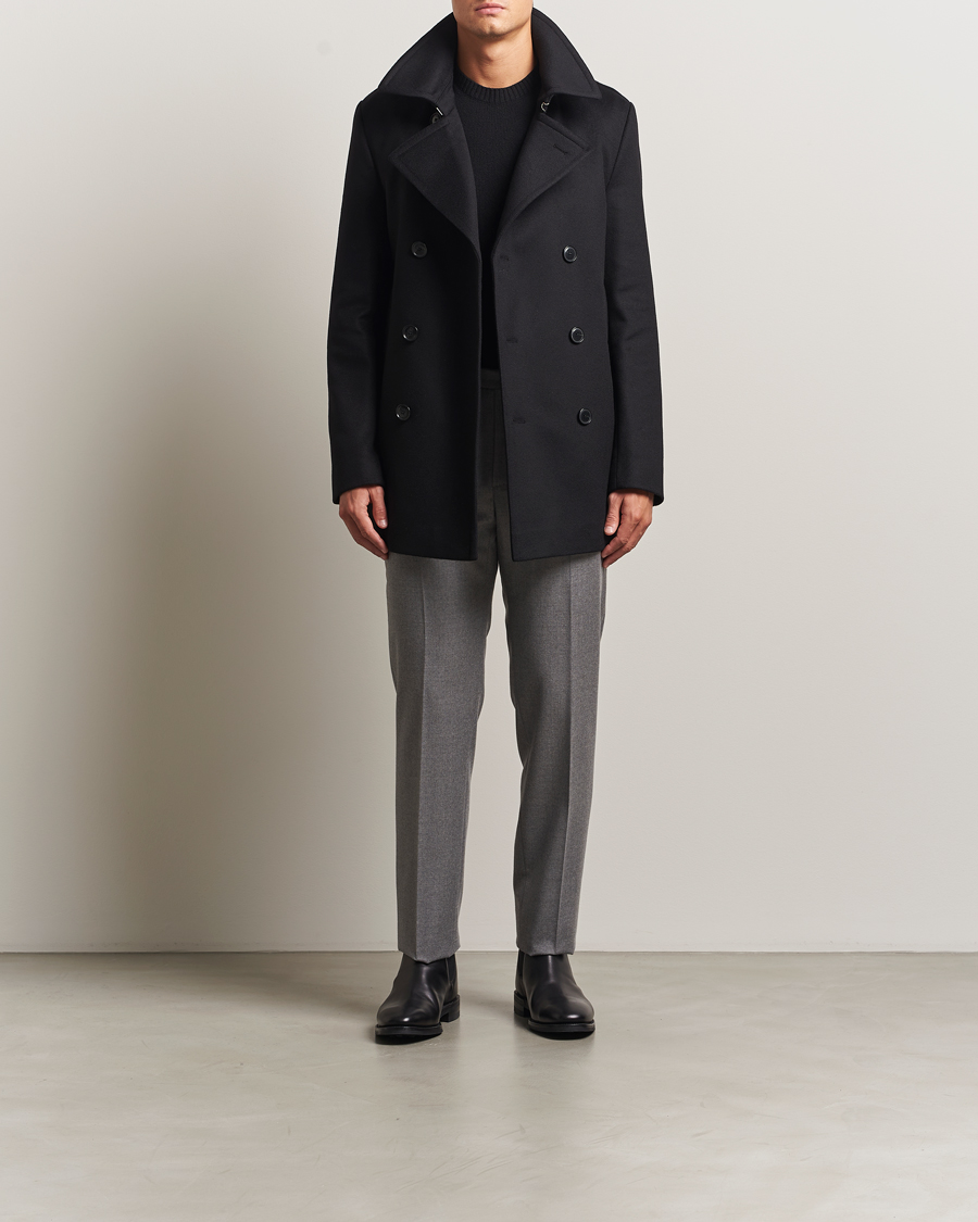 Mies | Takit | BOSS BLACK | Hyde Wool Peacoat Black