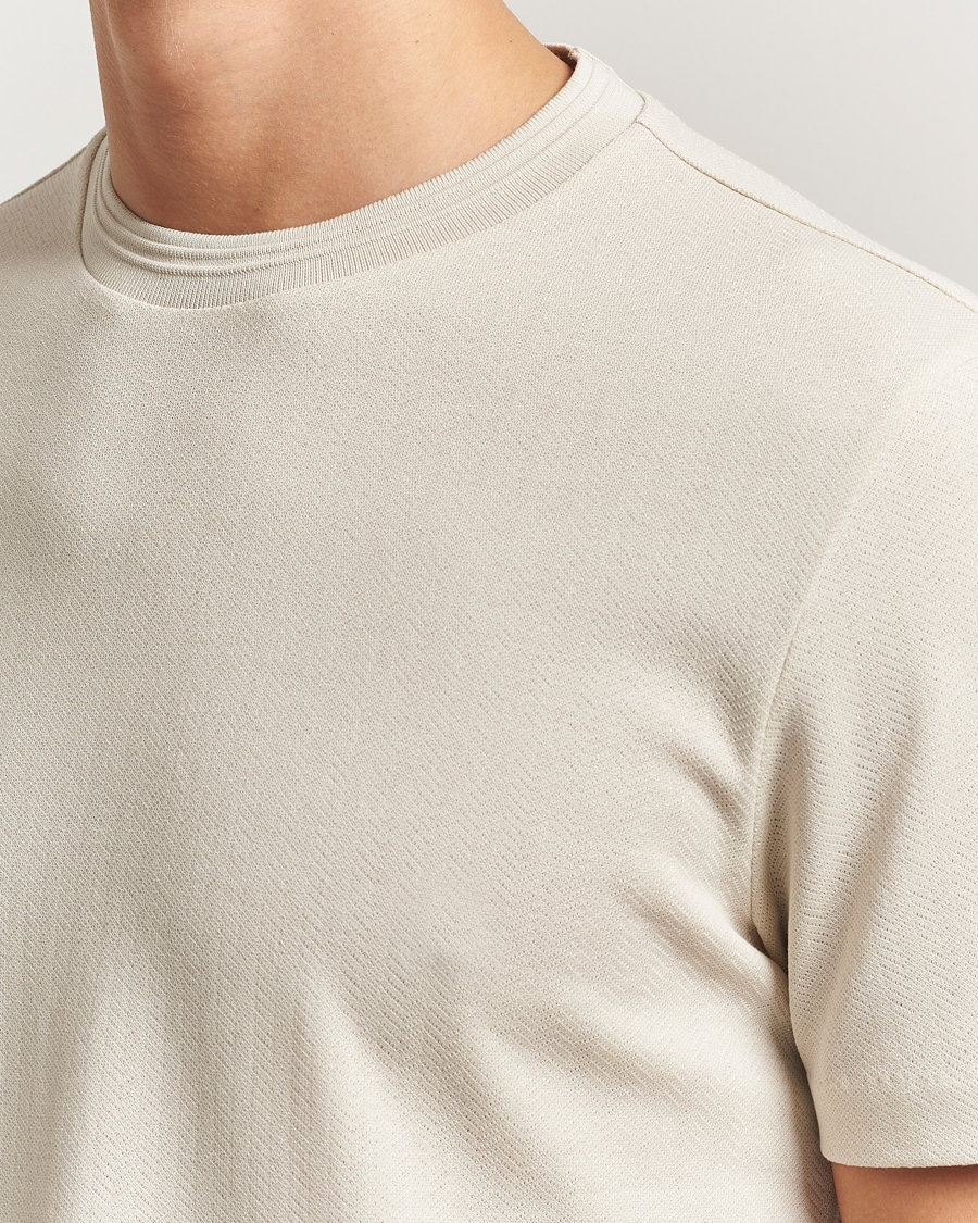 Mies | T-paidat | BOSS BLACK | Thompson Structured Crew Neck T-Shirt Open White