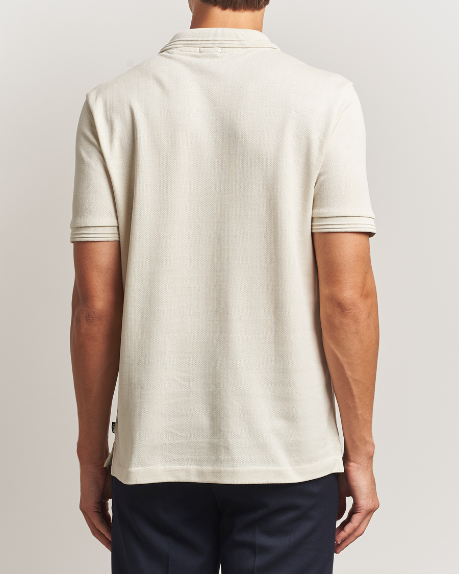 Mies | Pikeet | BOSS BLACK | Parlay Structured Polo Open White