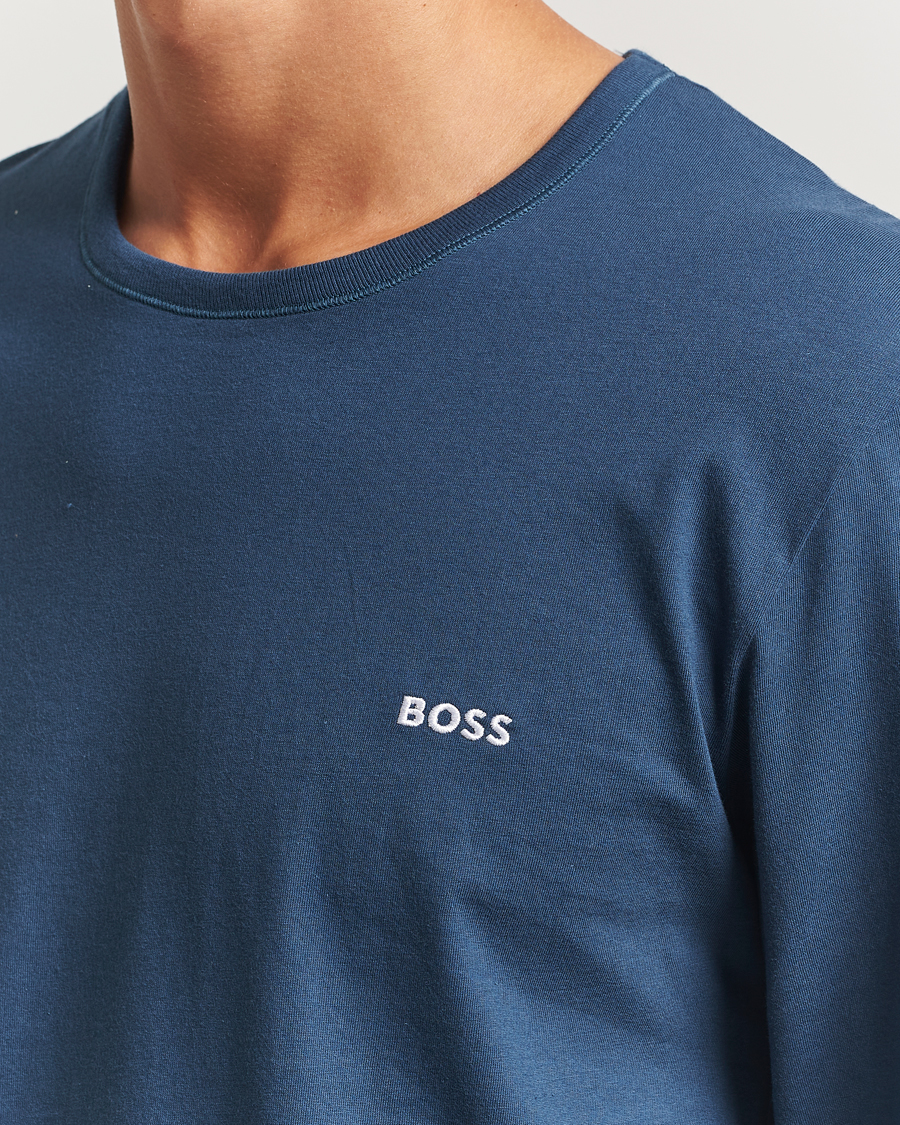 Mies | T-paidat | BOSS BLACK | 3-Pack Long Sleeve T-Shirt Grey/Blue/Black