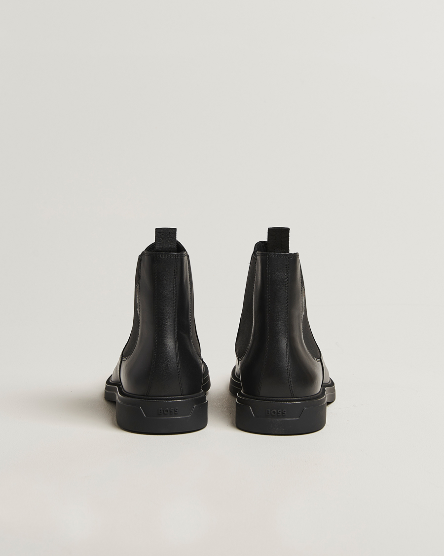 Mies | Nilkkurit | BOSS BLACK | Calev Leather Chelsea Boot Black