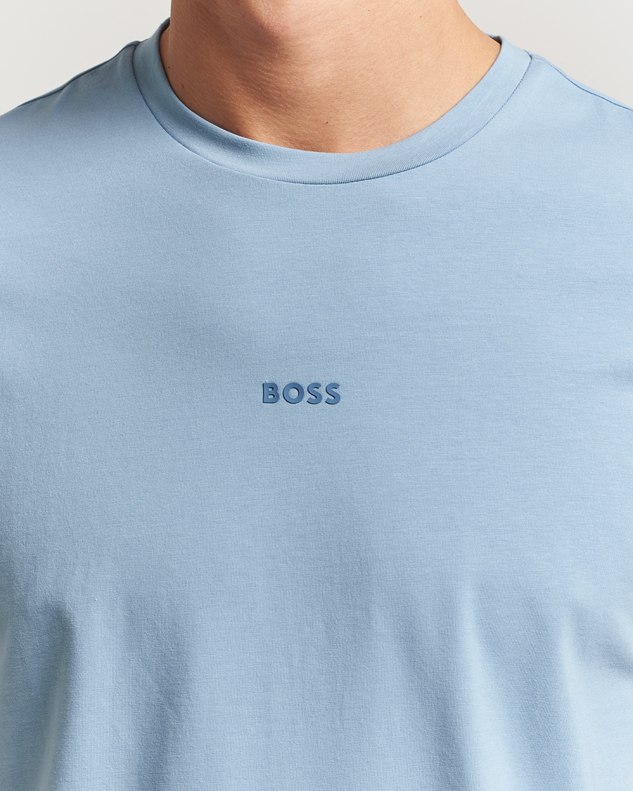 Mies | T-paidat | BOSS ORANGE | Tchup Logo Crew Neck T-Shirt Light Blue