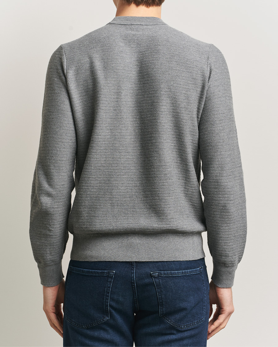 Mies | Puserot | BOSS ORANGE | Anion Knitted Sweater Silver