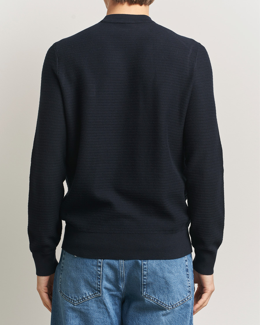 Mies | Puserot | BOSS ORANGE | Anion Knitted Sweater Dark Blue