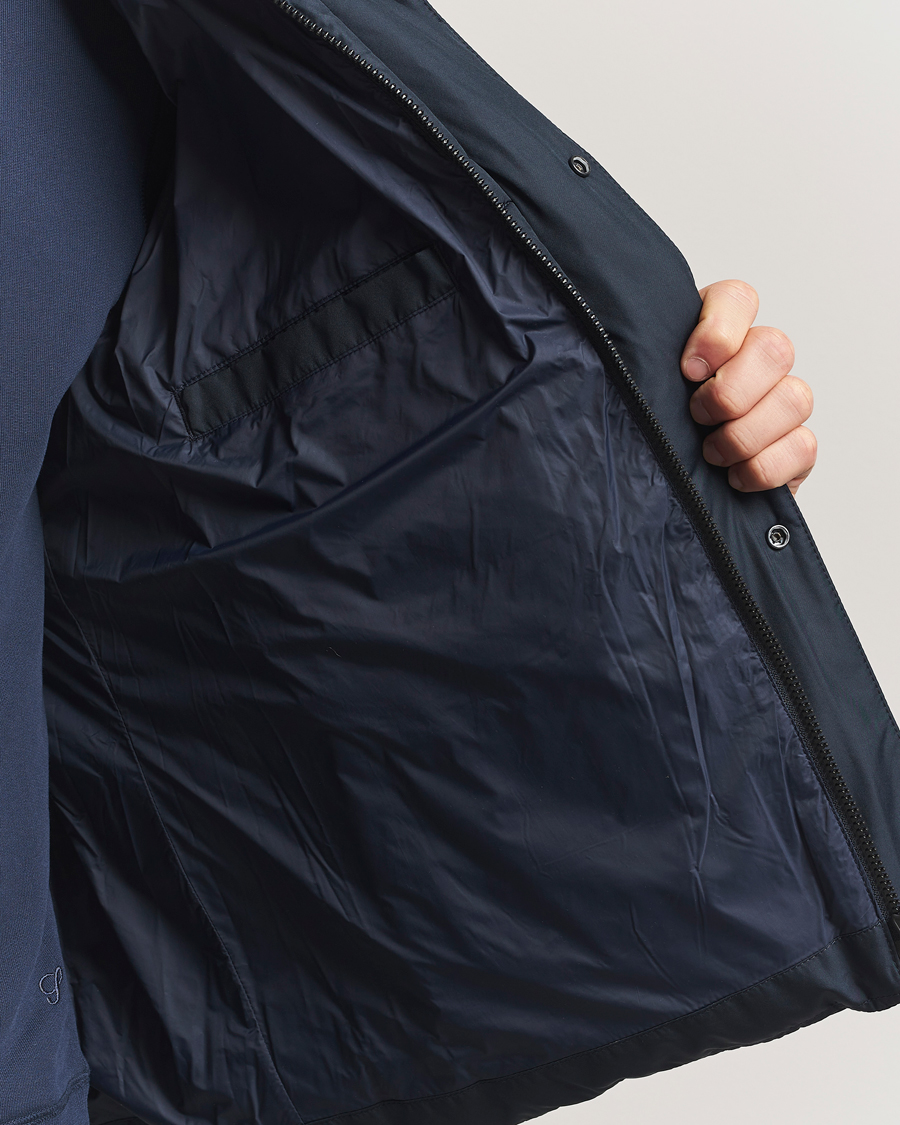 Mies | Takit | BOSS ORANGE | Omaris Down Hooded Jacket Dark Blue