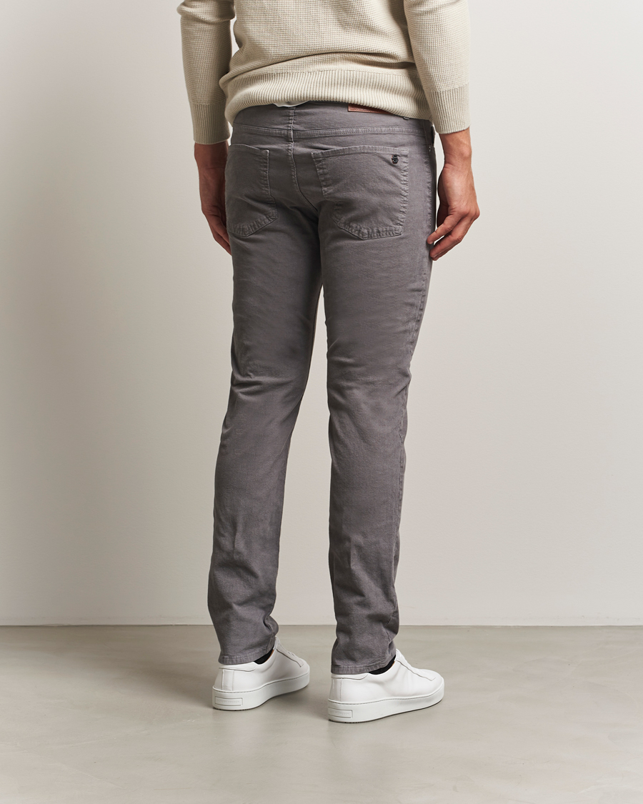 Mies | Housut | BOSS ORANGE | Delaware Corduroy Cotton 5-Pocket Pants Open Grey