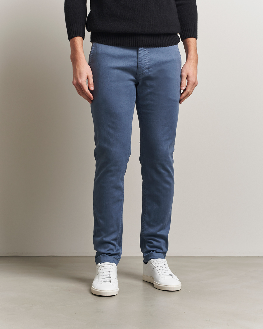 Mies | Housut | BOSS ORANGE | Cotton Chino Open Blue