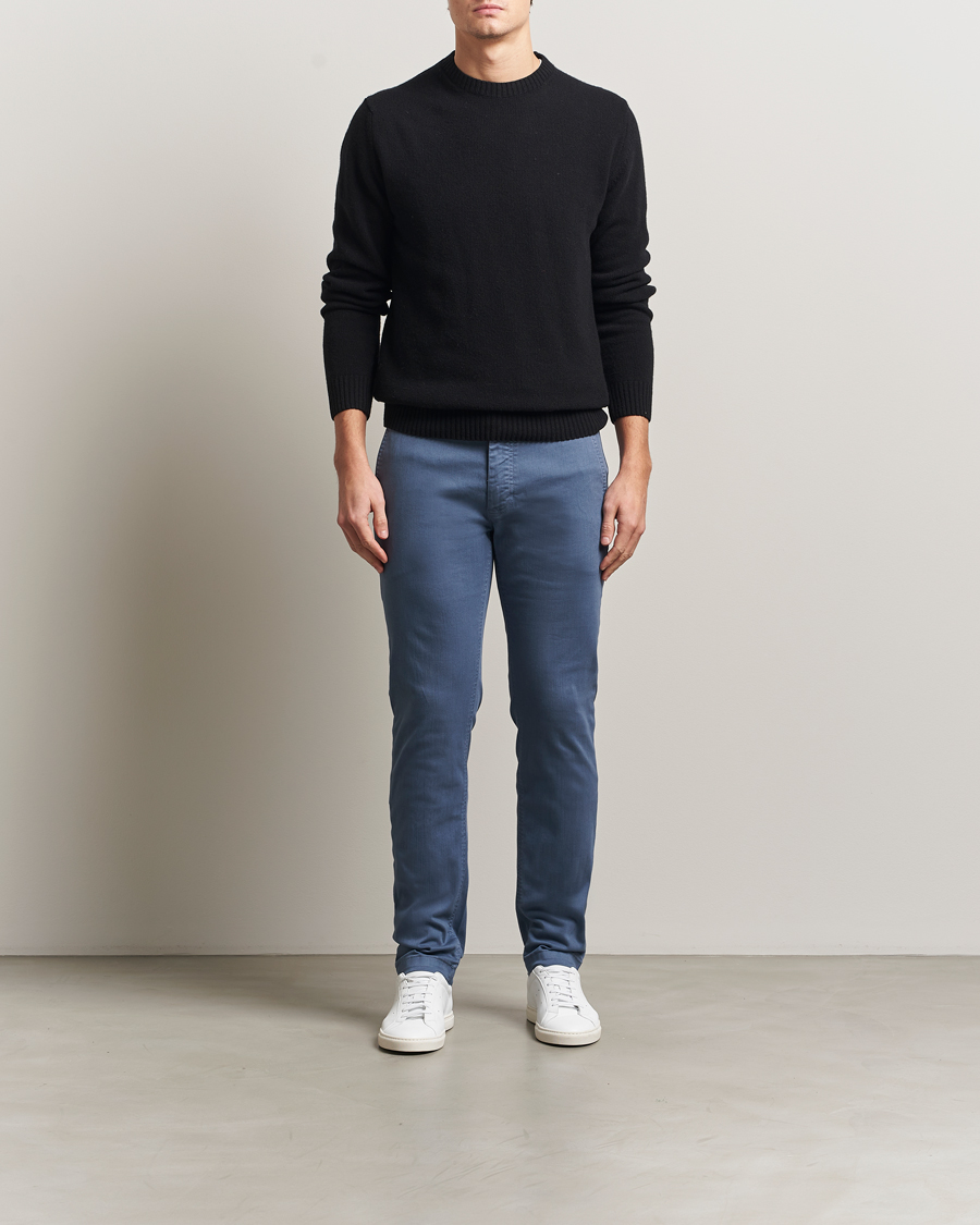 Mies | Housut | BOSS ORANGE | Cotton Chino Open Blue