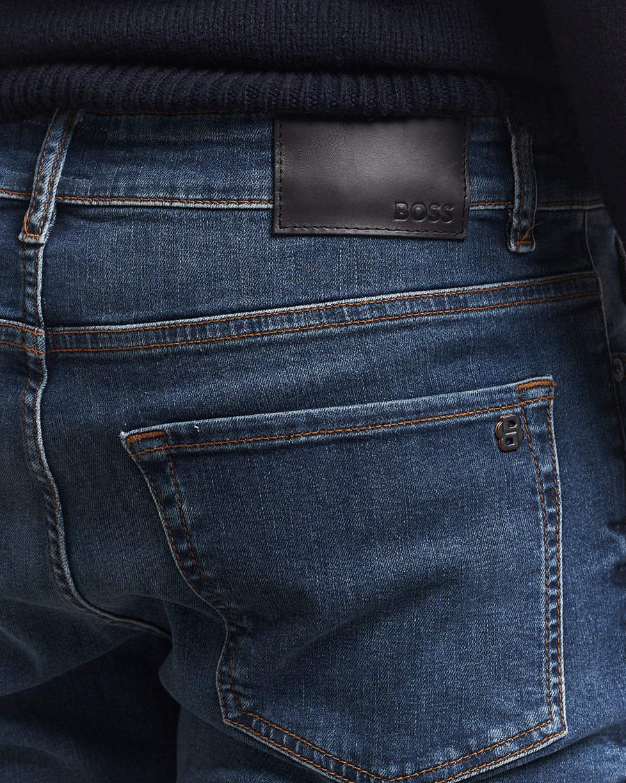 Mies | Farkut | BOSS ORANGE | Re.Maine Regular Fit Jeans Dark Blue