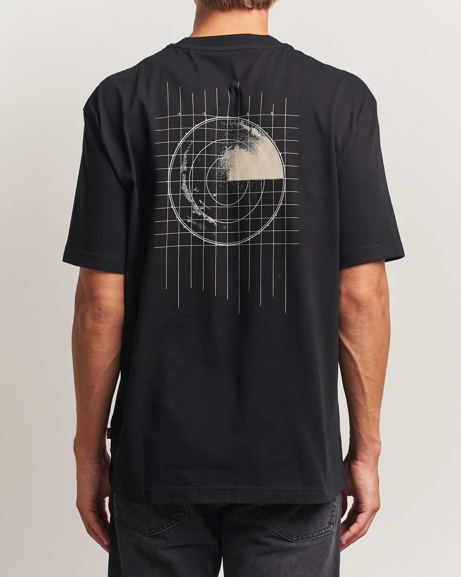 Mies | T-paidat | BOSS ORANGE | Radar Crew Neck T-Shirt Black