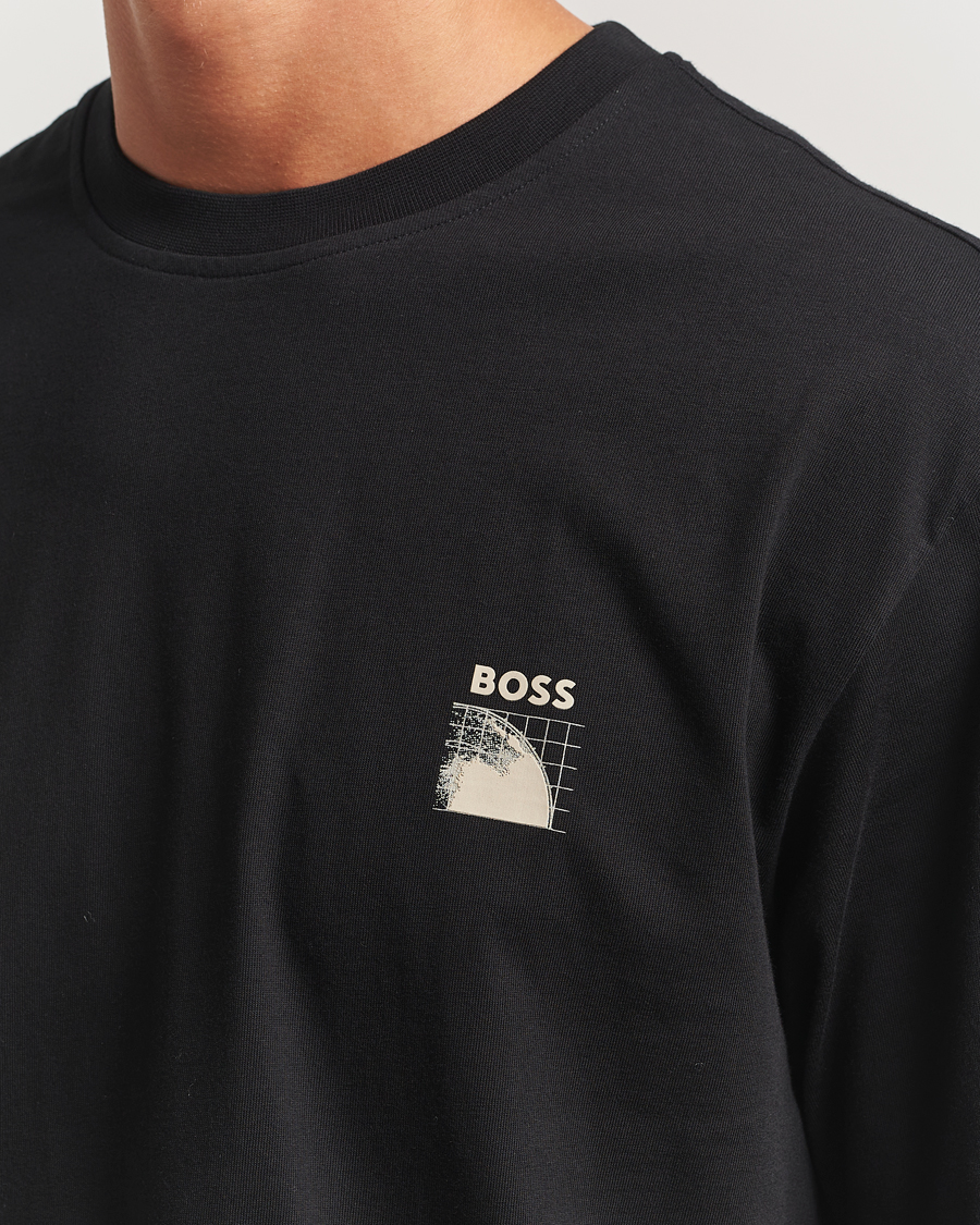 Mies | T-paidat | BOSS ORANGE | Radar Crew Neck T-Shirt Black