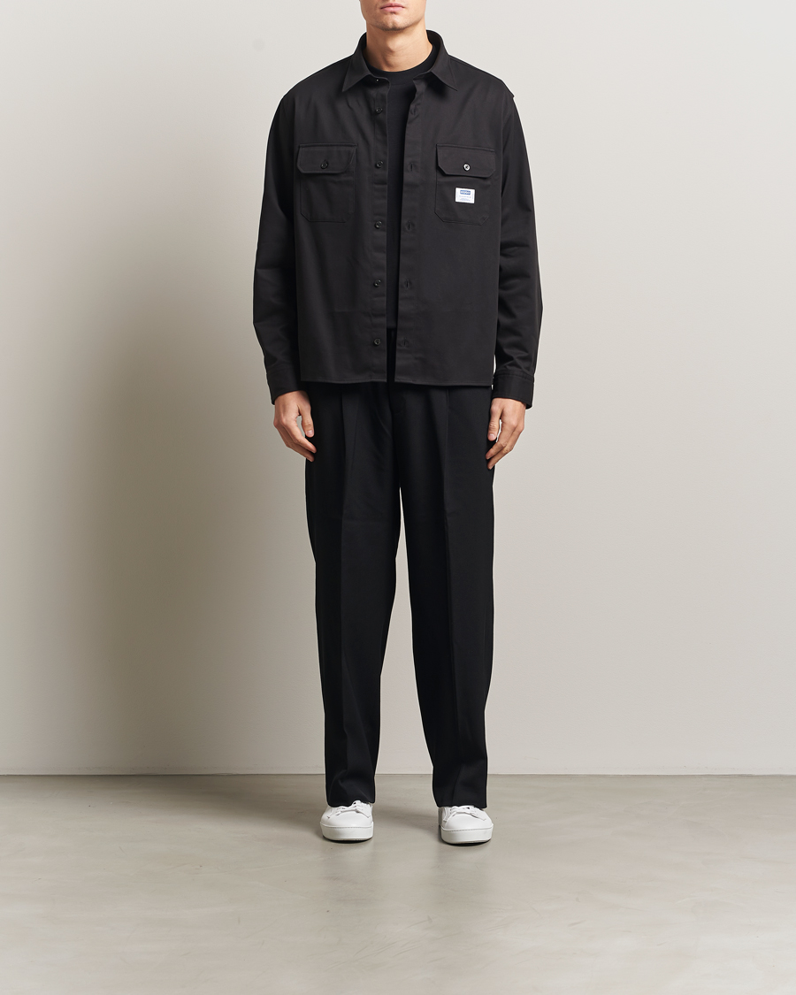 Mies | Kauluspaidat | HUGO | Ekynone Cotton Shirt Black