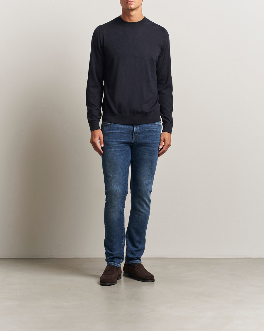 Mies | Farkut | BOSS CAMEL | Karoo Slim Fit Jeans Navy