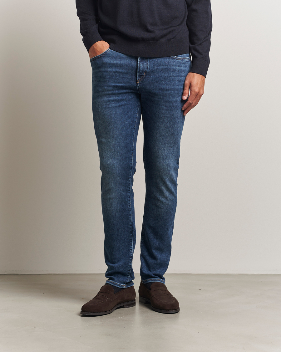 Mies | Farkut | BOSS CAMEL | Karoo Slim Fit Jeans Navy