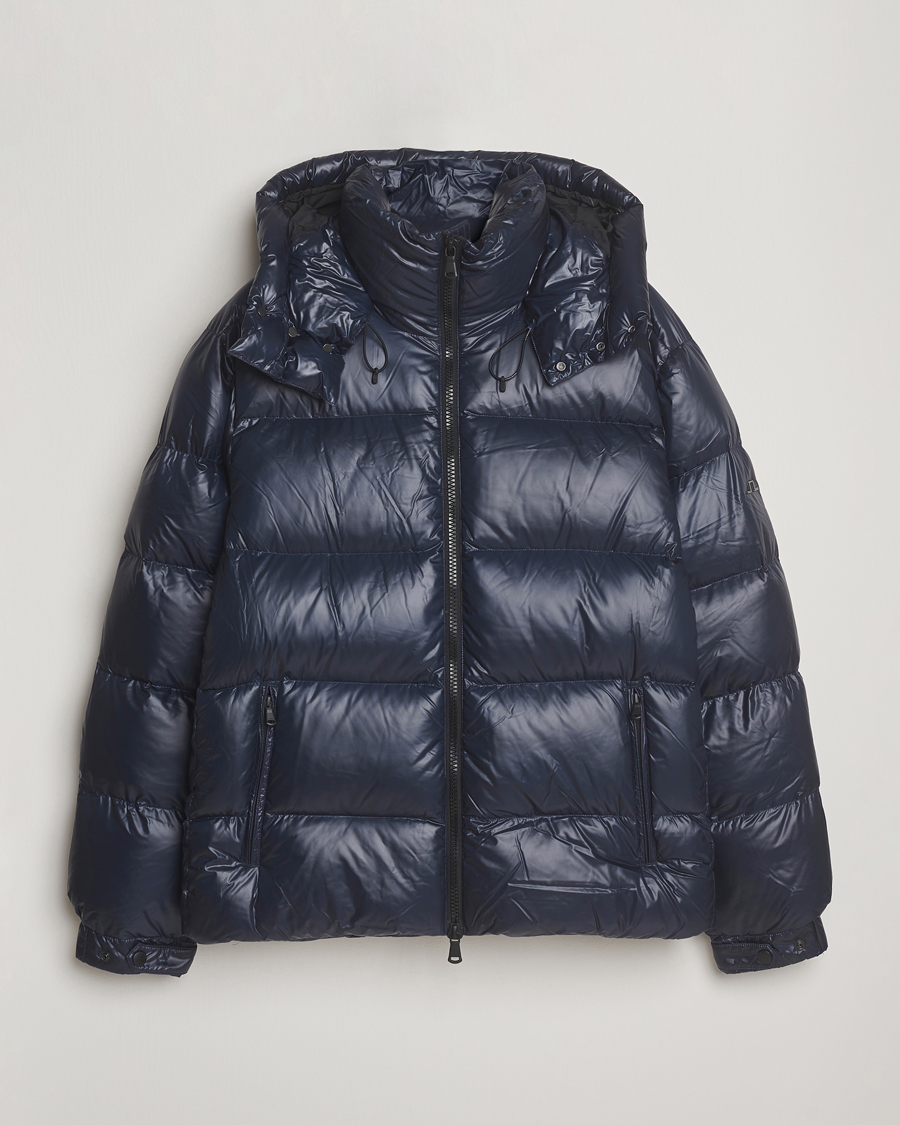 Mies | Takit | J.Lindeberg | Creek Down Hooded Jacket Navy