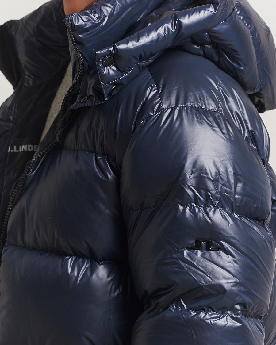 Mies | Takit | J.Lindeberg | Creek Down Hooded Jacket Navy
