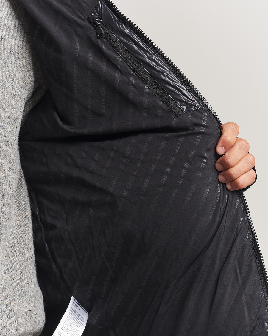 Mies | Takit | J.Lindeberg | Creek Down Hooded Jacket Black