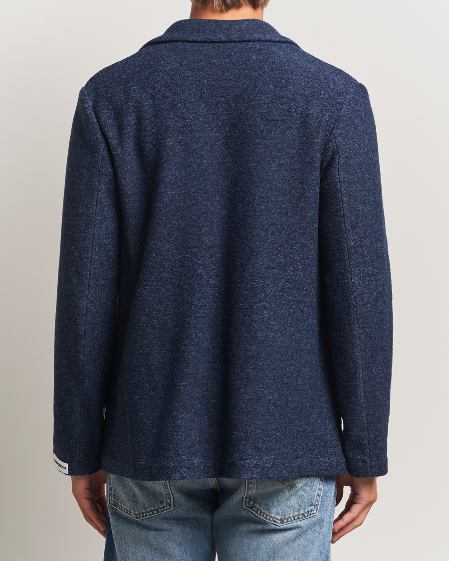 Mies | Pikkutakit | J.Lindeberg | Calvon Wool Knitted Blazer Vintage Indigo