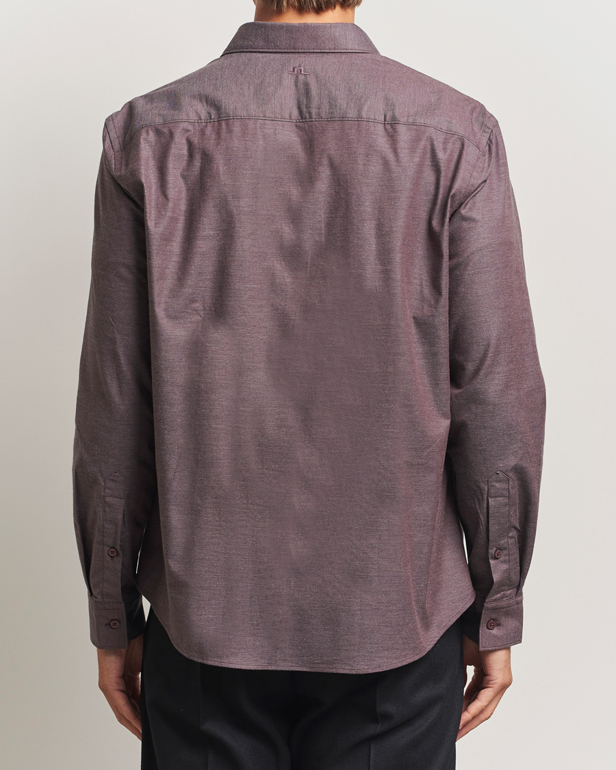 Mies | Kauluspaidat | J.Lindeberg | Slim Fit Light Flannel Shirt Huckleberry