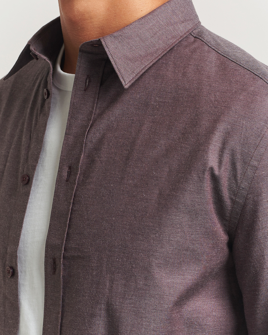 Mies | Kauluspaidat | J.Lindeberg | Slim Fit Light Flannel Shirt Huckleberry