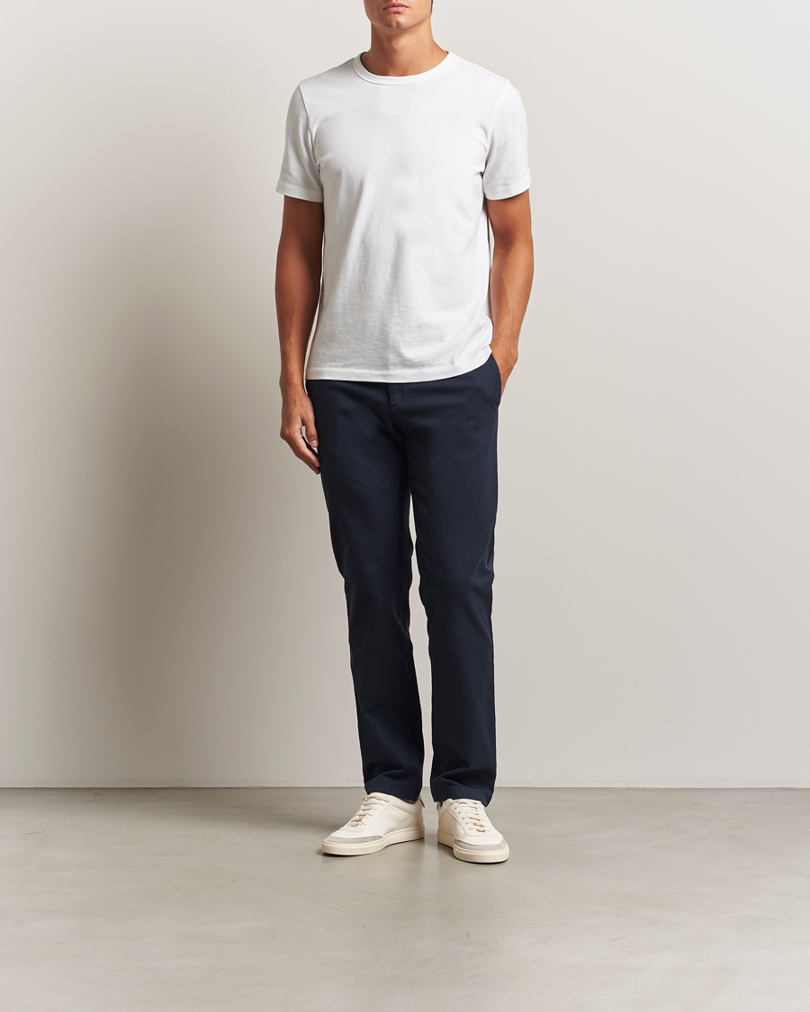 Mies | Housut | J.Lindeberg | Ched Flannel Twill Pants Navy