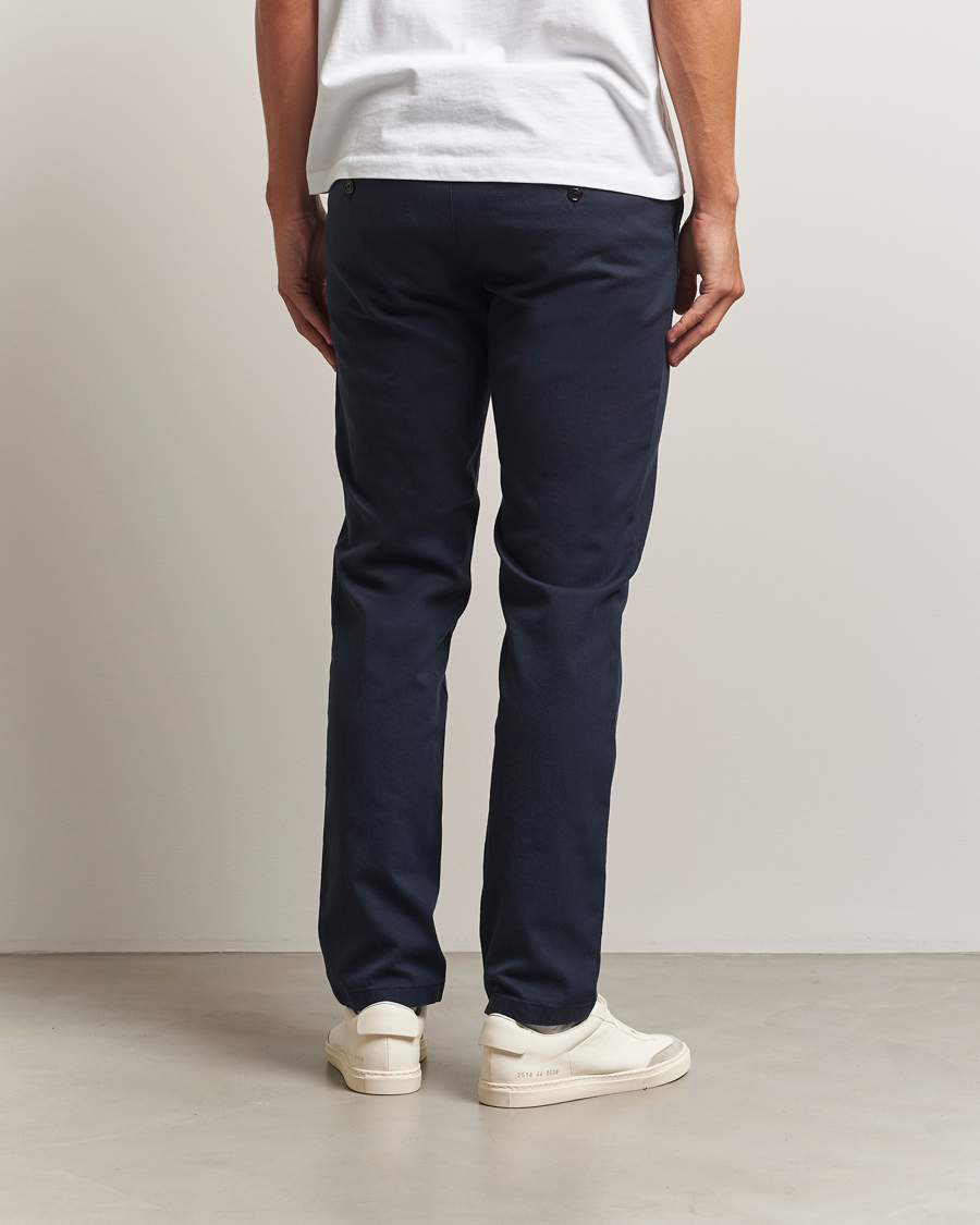 Mies | Housut | J.Lindeberg | Ched Flannel Twill Pants Navy