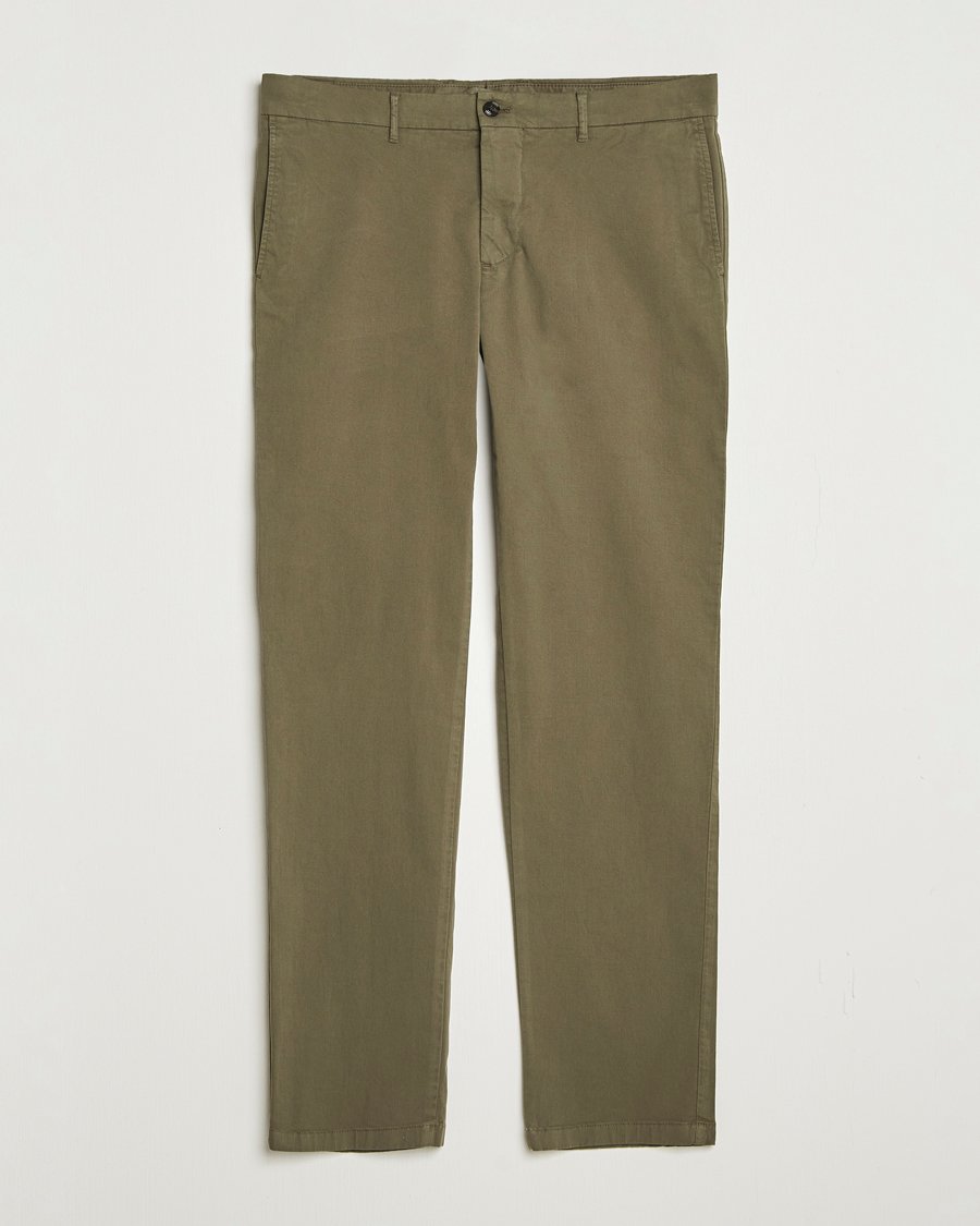 Mies | Housut | J.Lindeberg | Ched Cotton Stretch Chinos Forest Green