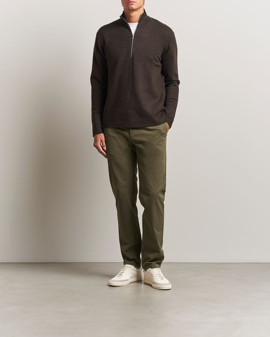 Mies | Housut | J.Lindeberg | Ched Cotton Stretch Chinos Forest Green