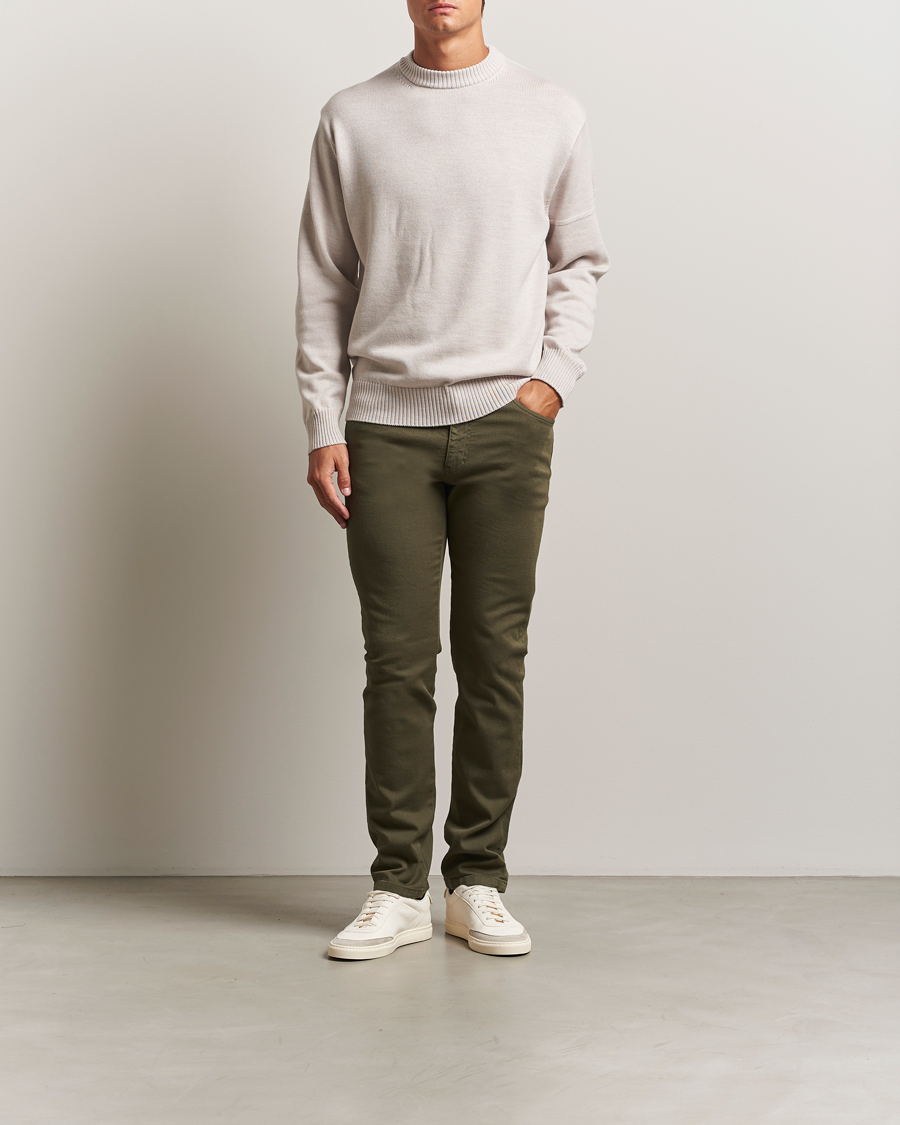 Mies | Housut | J.Lindeberg | Jax Left Hand Twill Jeans Forest Green