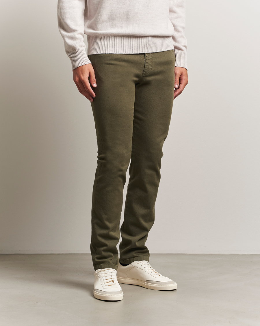 Mies | Housut | J.Lindeberg | Jax Left Hand Twill Jeans Forest Green