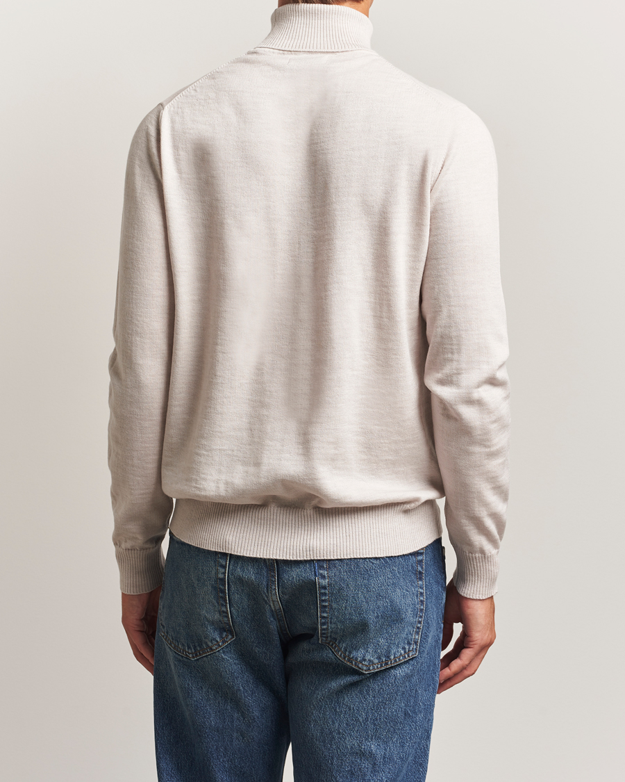 Mies | Puserot | J.Lindeberg | Kaden Merino Turtleneck Moonbeam Melange