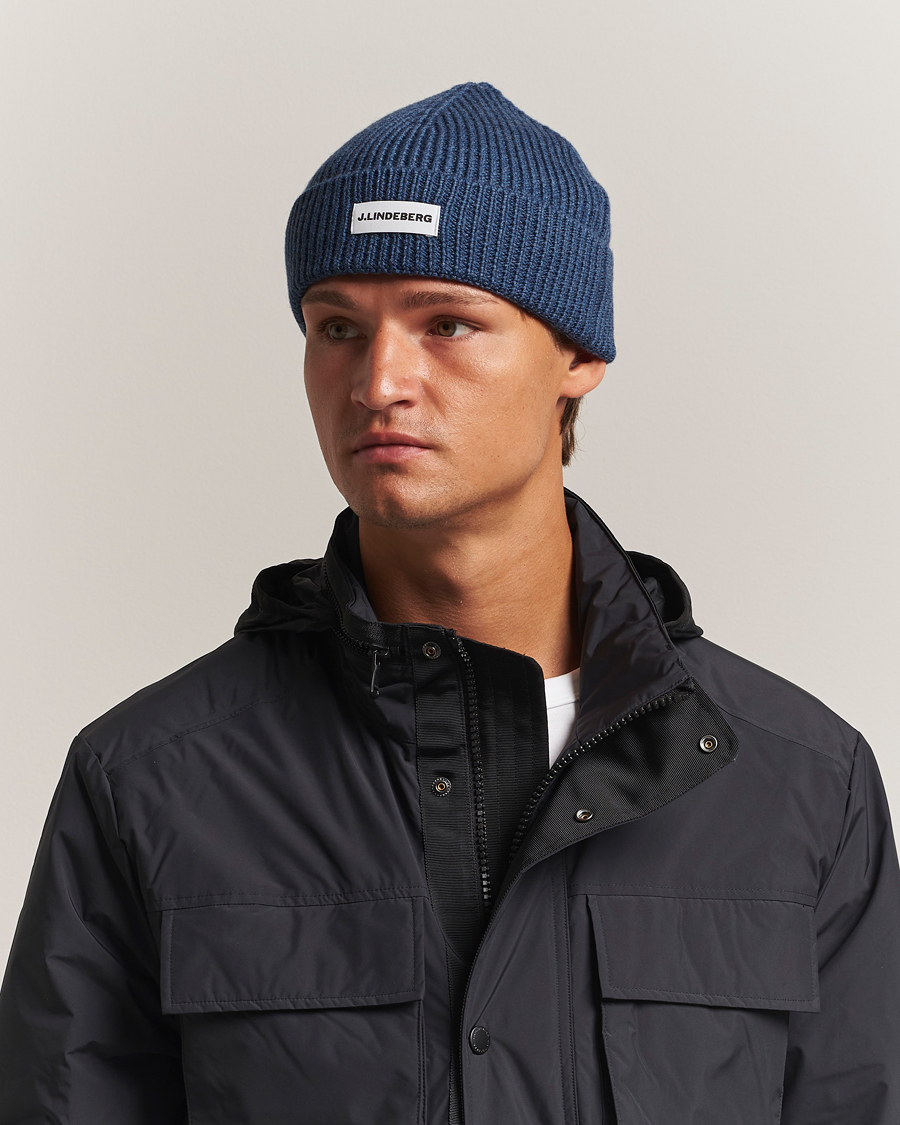 Mies | Pipot | J.Lindeberg | Juan Merino Beanie Vintage Indigo