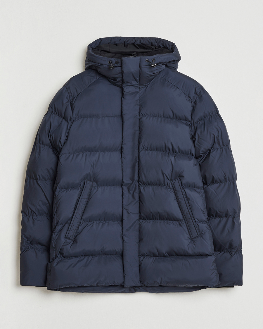Mies | Takit | J.Lindeberg | Padded Hooded Jacket Navy