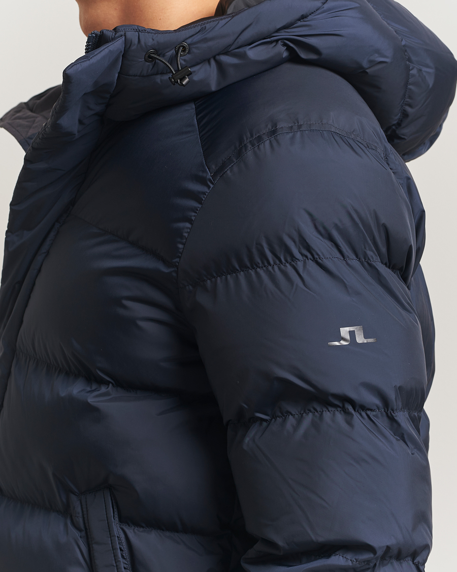 Mies | Takit | J.Lindeberg | Padded Hooded Jacket Navy