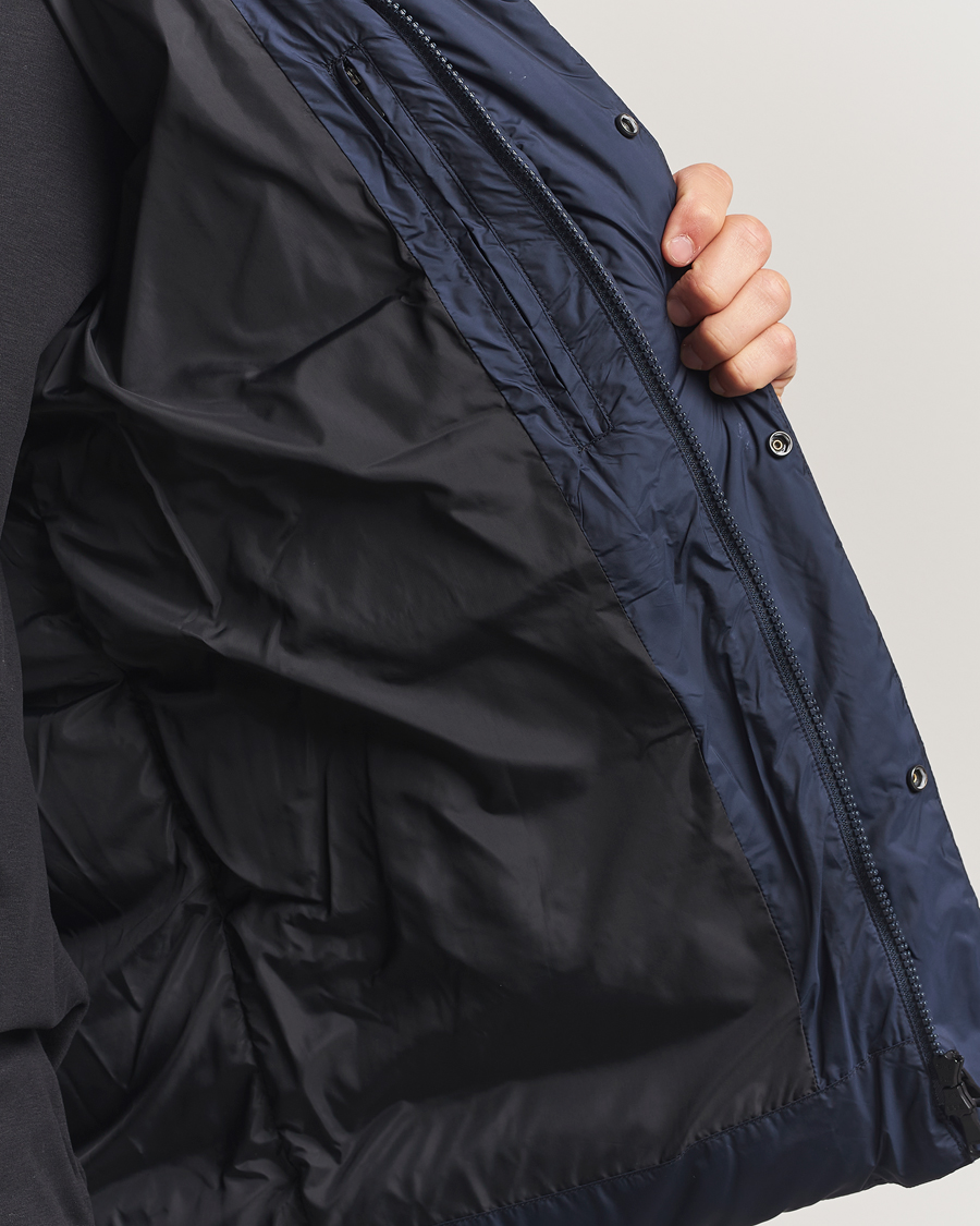 Mies | Takit | J.Lindeberg | Padded Hooded Jacket Navy