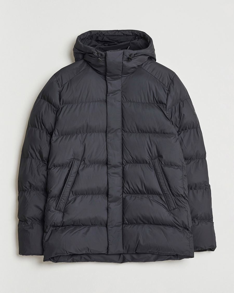 Mies | Takit | J.Lindeberg | Padded Hooded Jacket Black