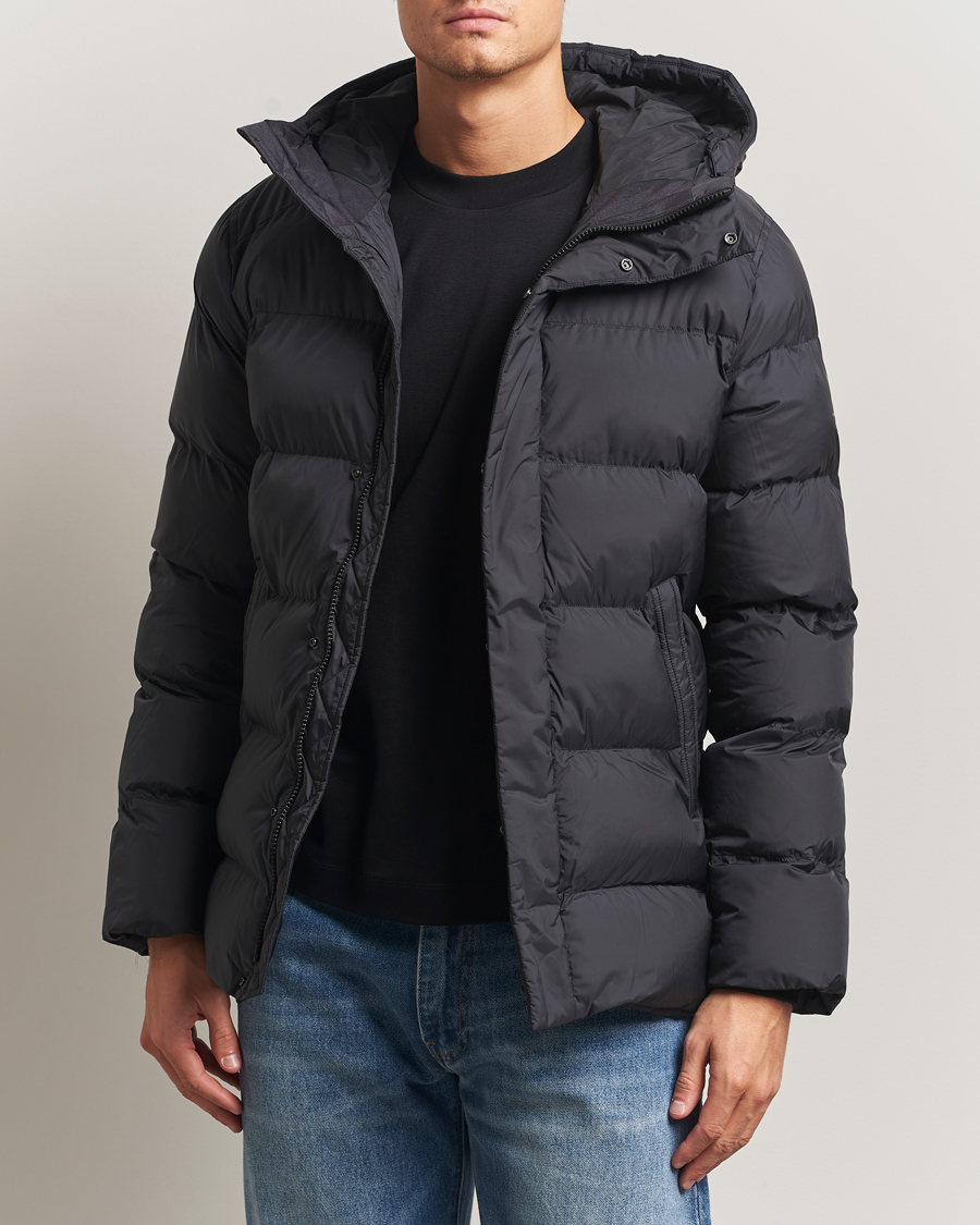 Mies | Takit | J.Lindeberg | Padded Hooded Jacket Black
