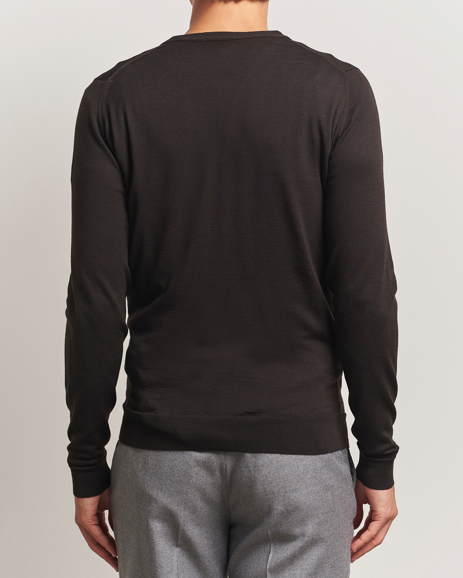 Mies | Puserot | John Smedley | Petworth Extra Fine Merino Cardigan Faulkner Brown