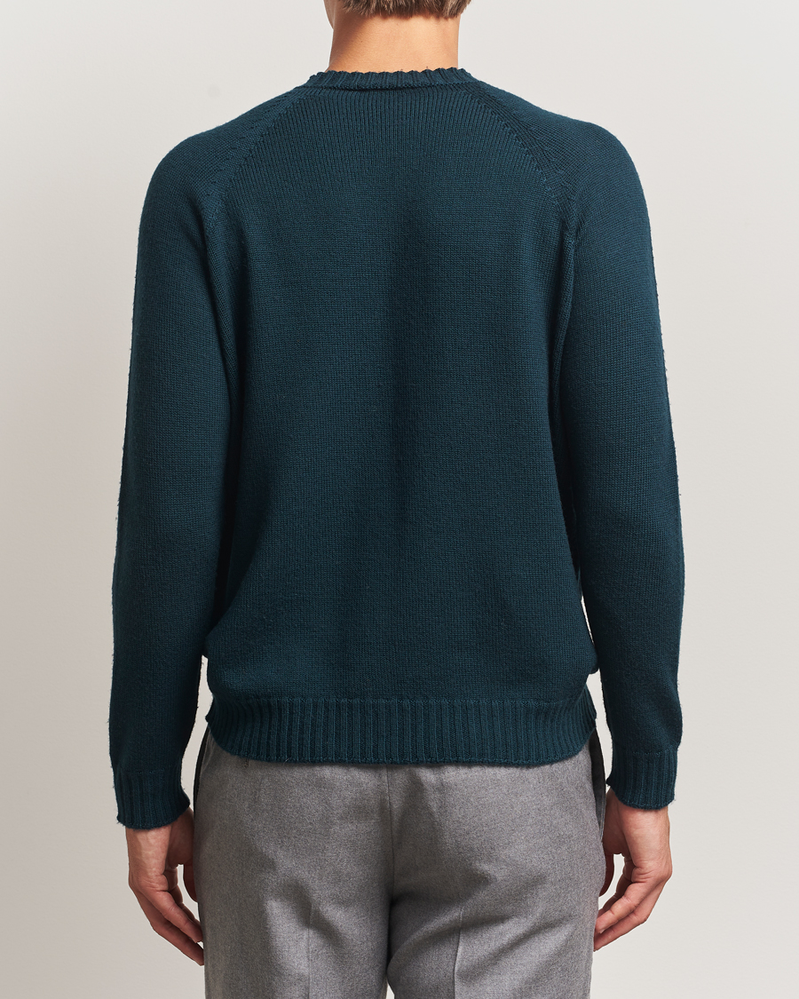 Mies | Puserot | John Smedley | Denver Extra Fine Merino Crew Neck Richardson Green