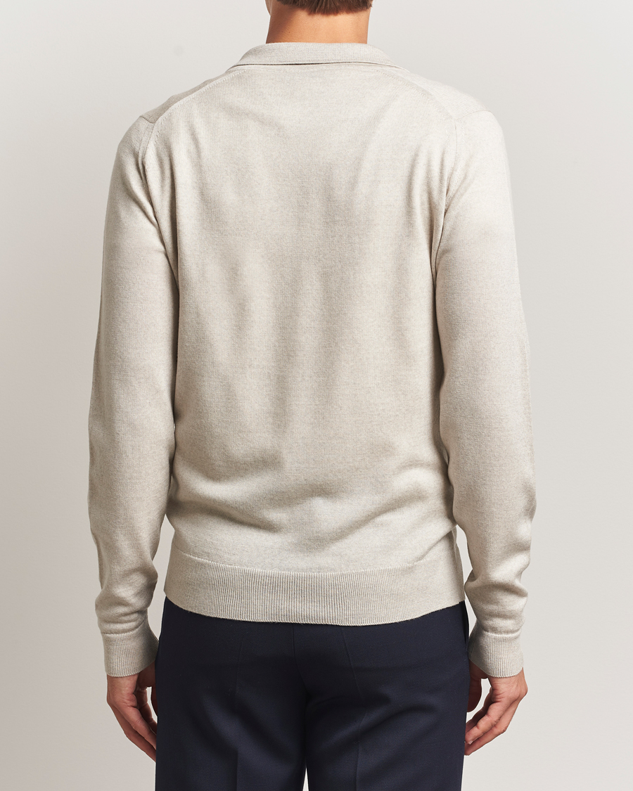 Mies | Puserot | John Smedley | Alston Extra Fine Merino Full Zip Grey Fleece