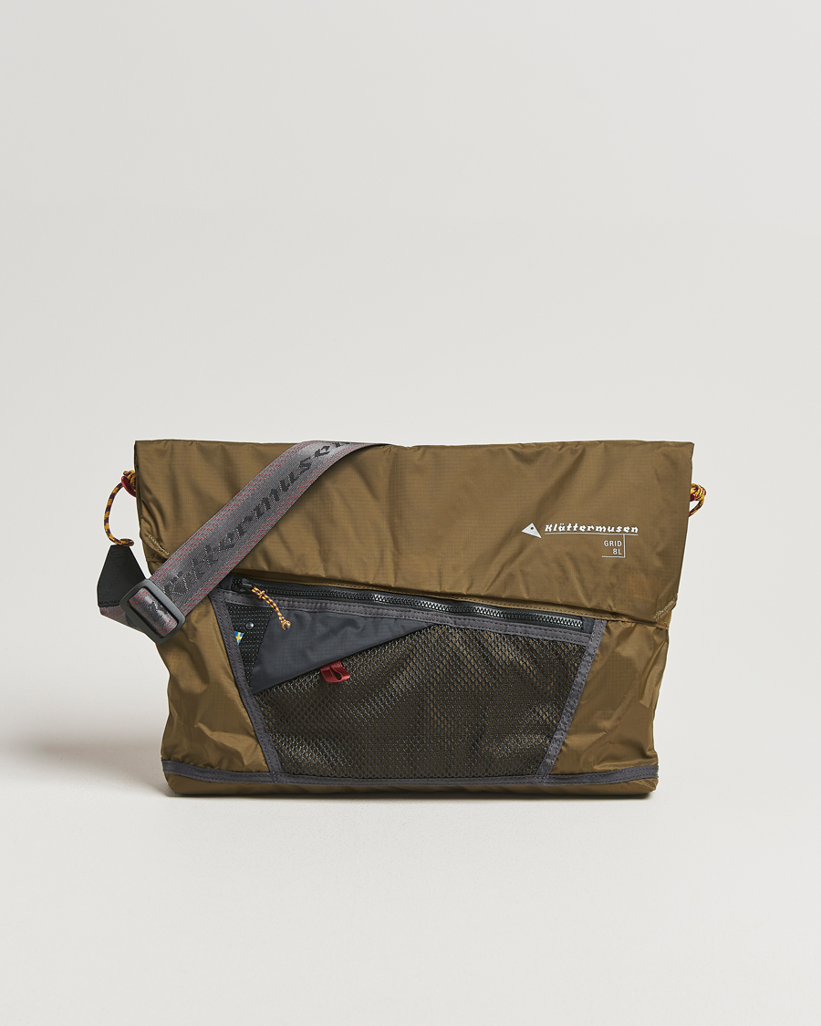 Mies | Klättermusen Grid Messenger Bag Olive | Klättermusen | Grid Messenger Bag Olive