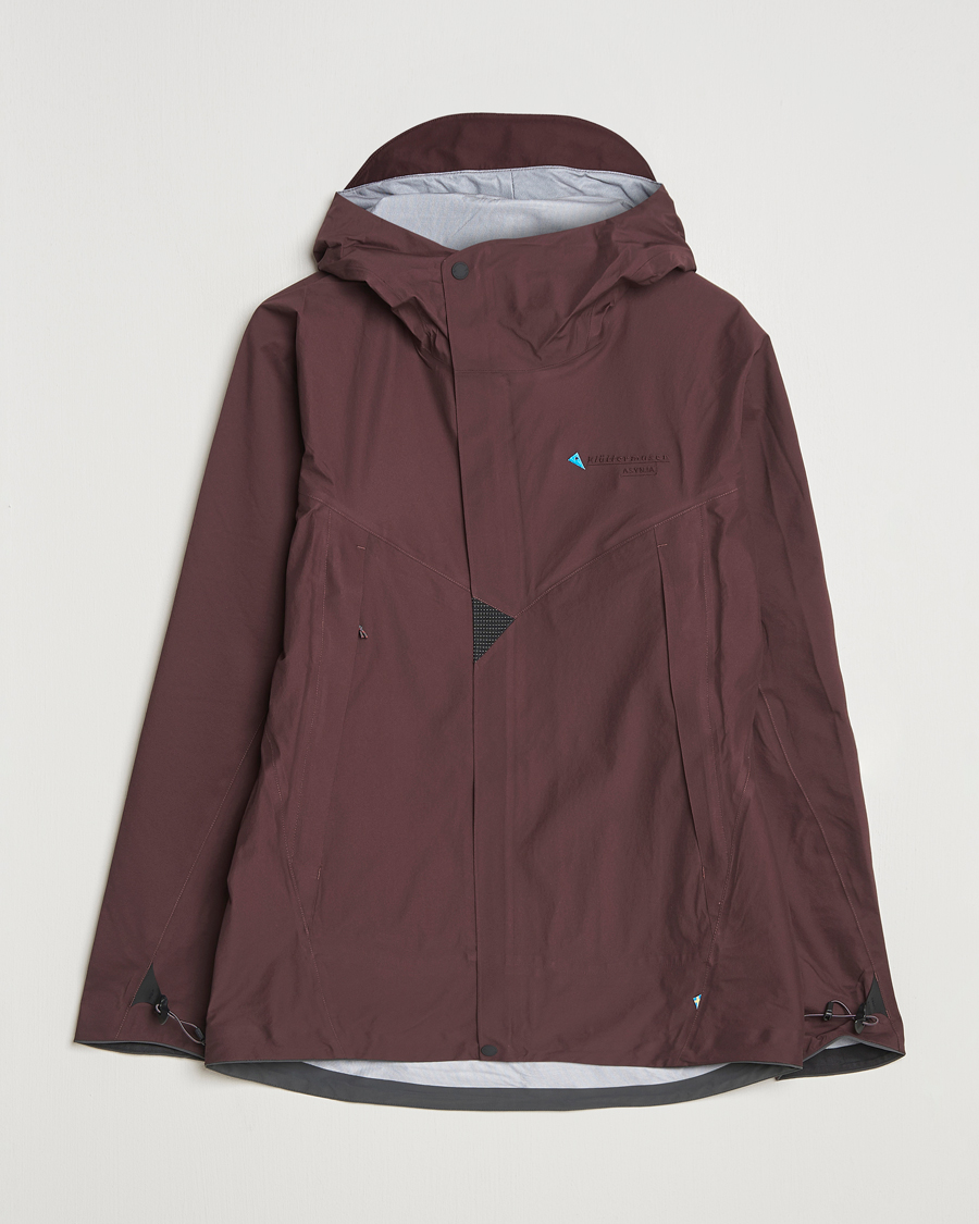 Mies | Takit | Klättermusen | Asynja Lightweight Waterproof Jacket Amanth Red