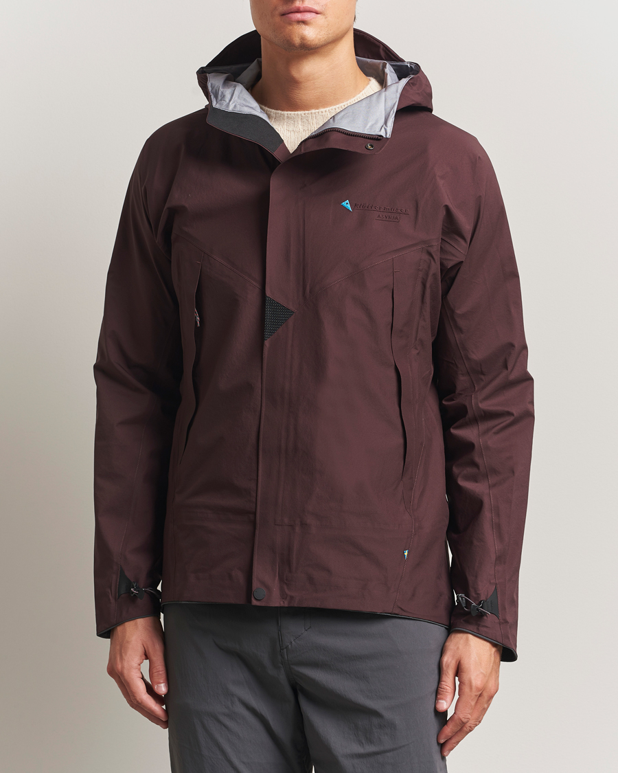 Mies | Takit | Klättermusen | Asynja Lightweight Waterproof Jacket Amanth Red